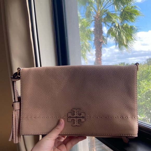 Tory Burch Handbags - Tory Burch McGraw Fold-Over Crossbody Bag